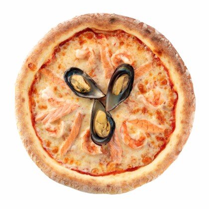 Пицца с морепродуктами