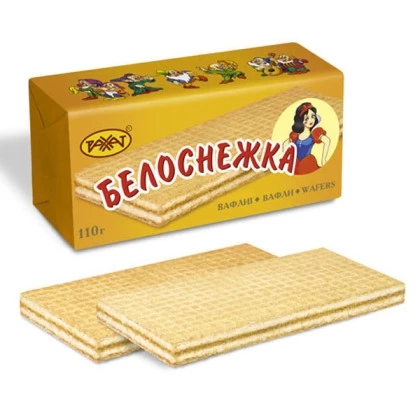 Вафли Белоснежка Рахат