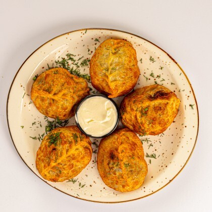 Манты жареные