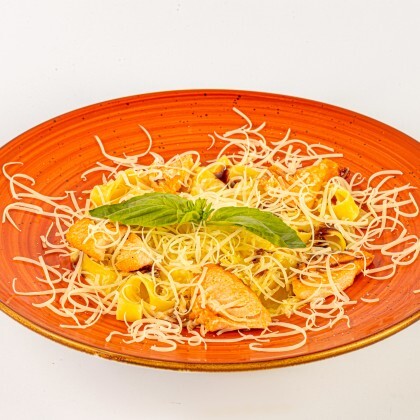 Паста с семгой