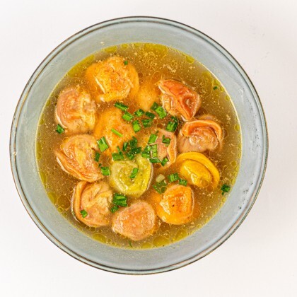 Цветные пельмешки