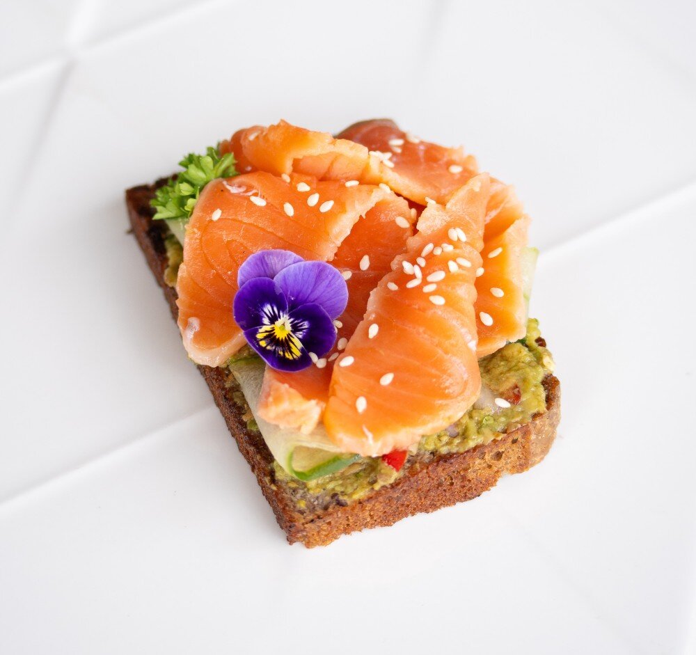 Smoked Salmon Toast (GF, LF, SF)