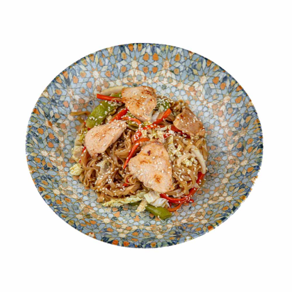 Удон с курицей