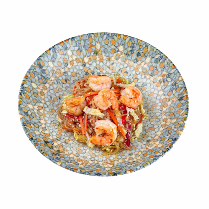 Фунчоза с креветками