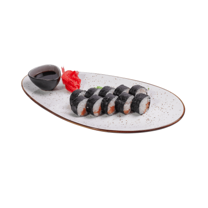 Ролл с лососем | Қызыл балық қосылған ролл