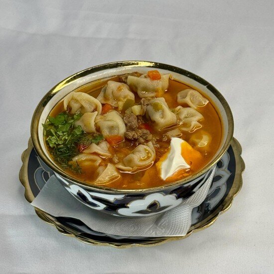 Чучвара с бульоном (сложная)