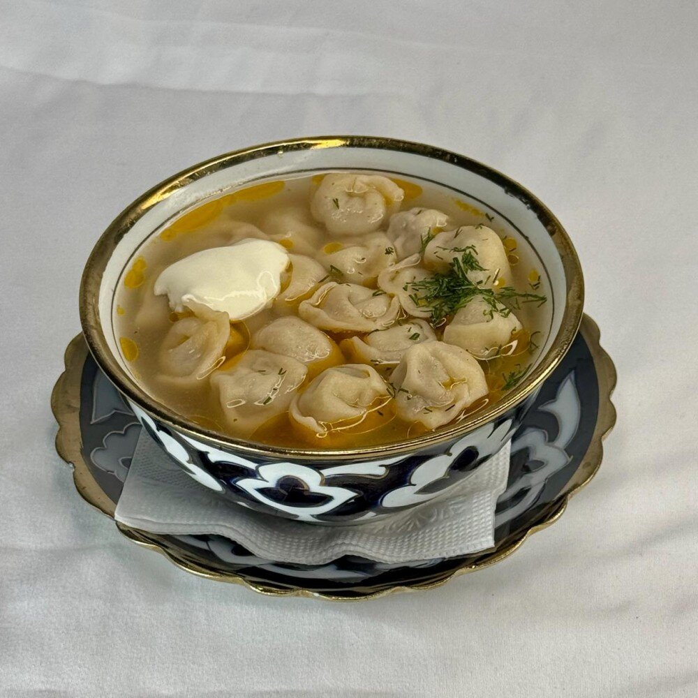 Чучвара с бульоном