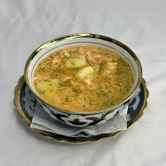 Уха из семги