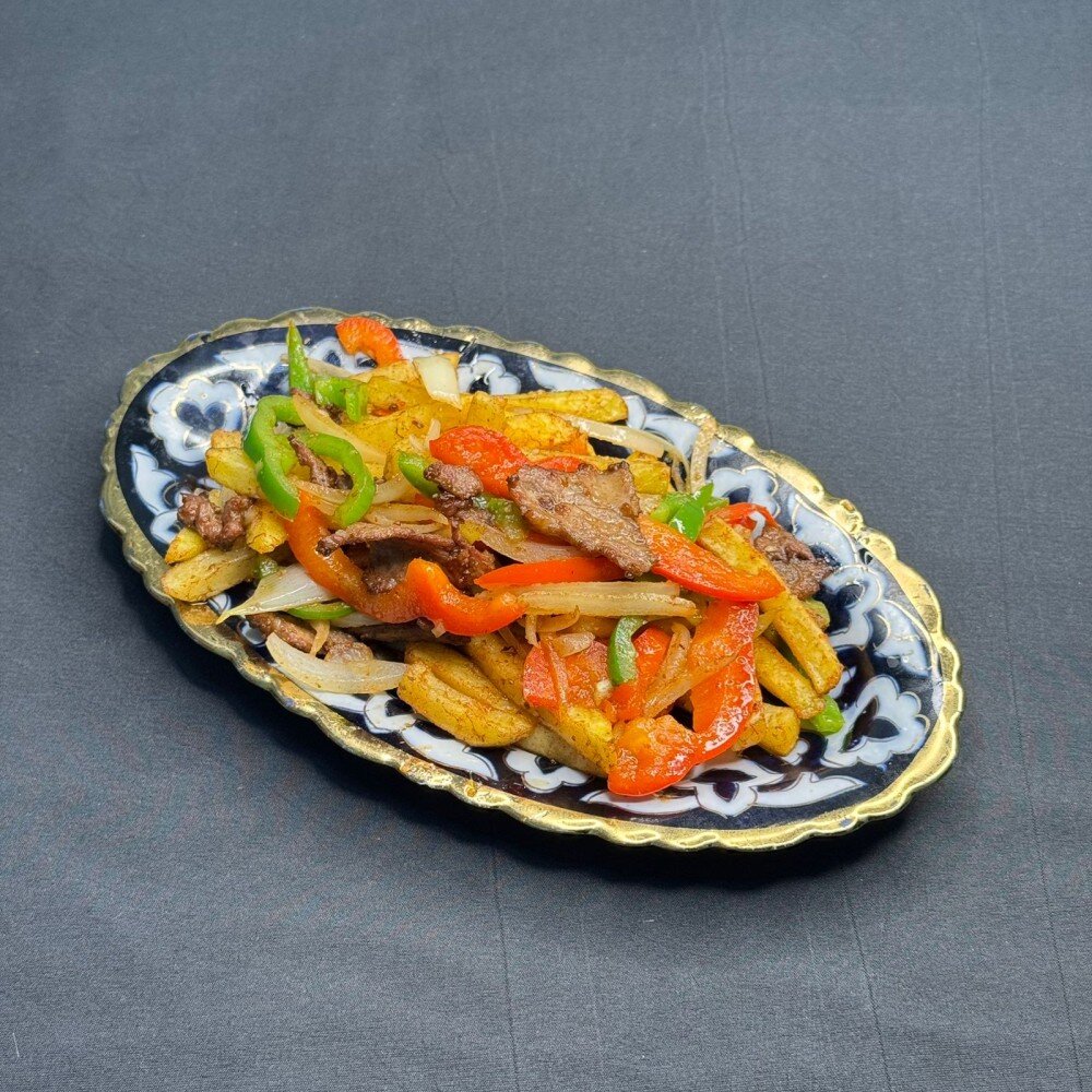 Фри с мясом