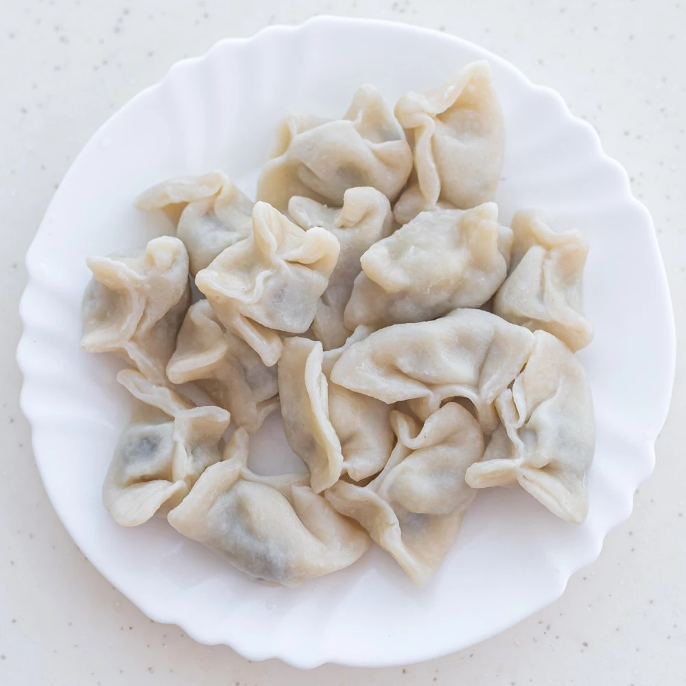 Вареники с картошкой и грибами порц