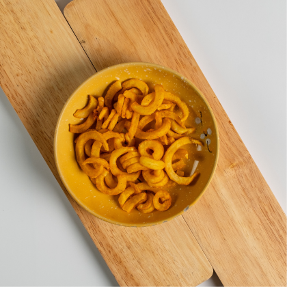 Кудрявая картошка