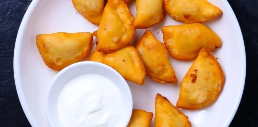 Жареные вареники с картофелем