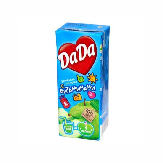 Сок DADA с трубочкой 200