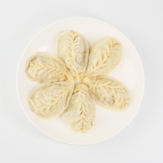 Манты с мясом и картофелем