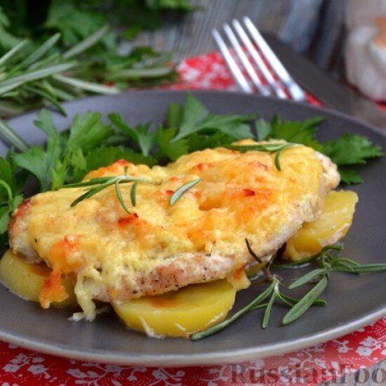 Мясо по-французки