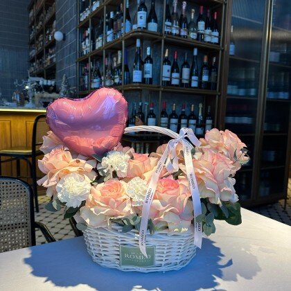 Корзина сердечко