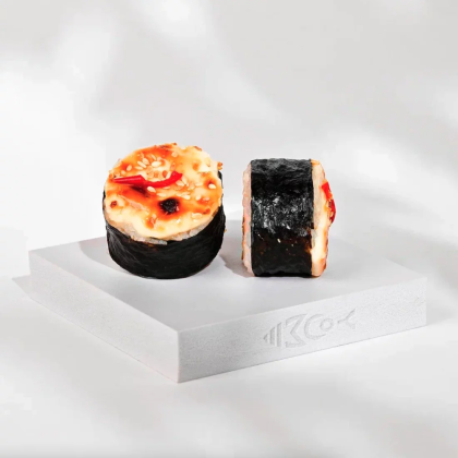 Запеченный ролл с мидиями 6 шт.