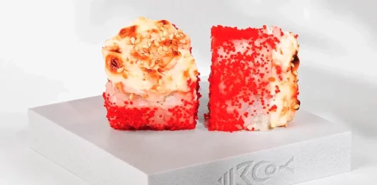 Запеченный ролл Калифорния с креветками 8 шт.