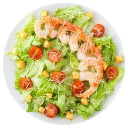 Ծովախեցգետնով աղցան