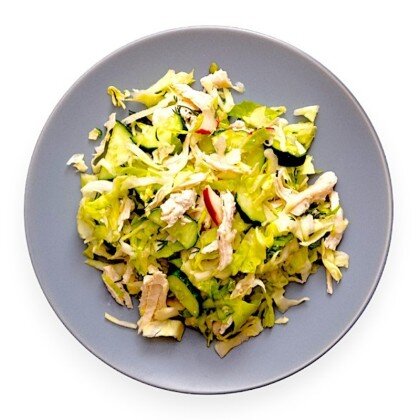 Կաղամբով և հավով աղցան