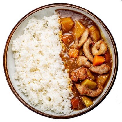 Հավի կարի բրինձ բանջարեղենով