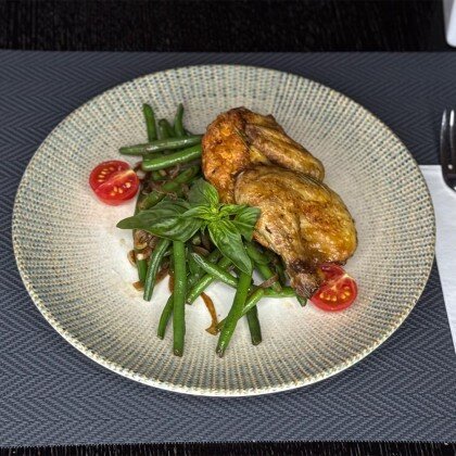 Половина Фермерский цыпленок