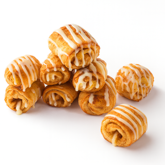 16шт Рулетики с ананасом и корицей