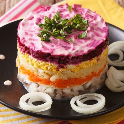 Салат Сельдь под шубой 0,5