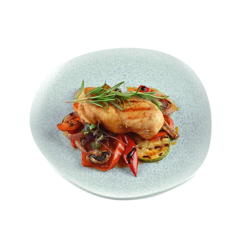 Куриная грудка с овощами гриль