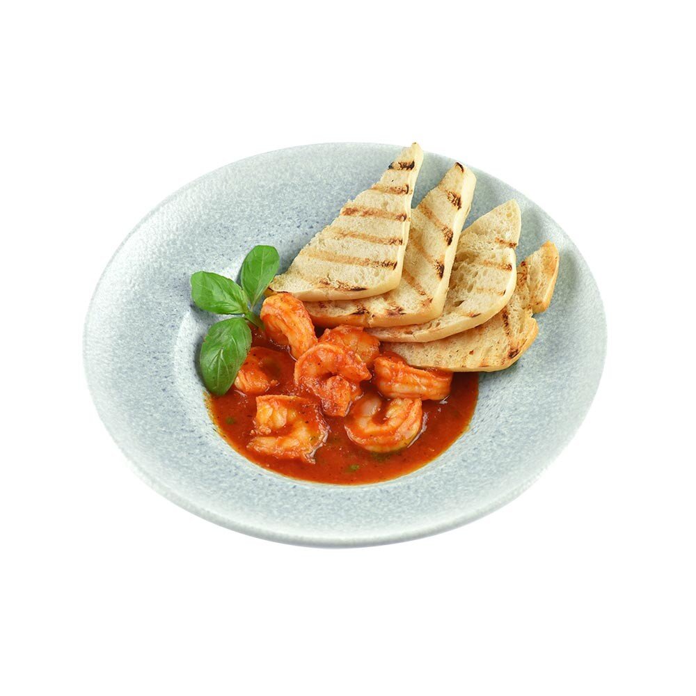 Креветки в красном соусе