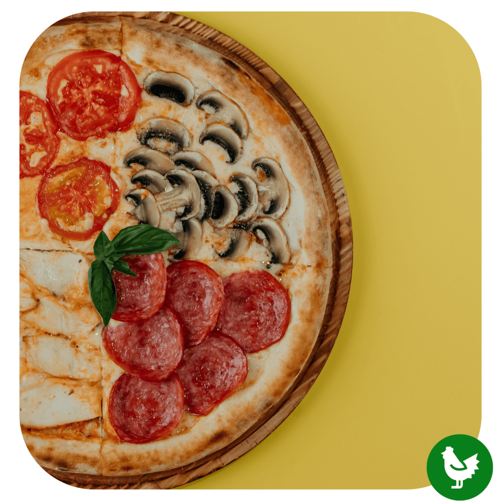 Пицца 4 сезона мини