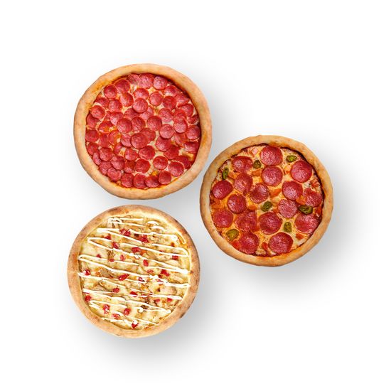 Акция - 3 пиццы на выбор фирменных