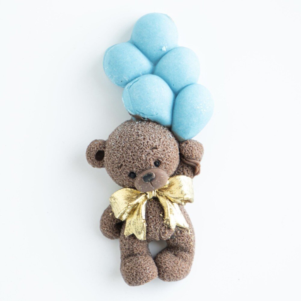 "Мишка маленький с шариками" для оформления