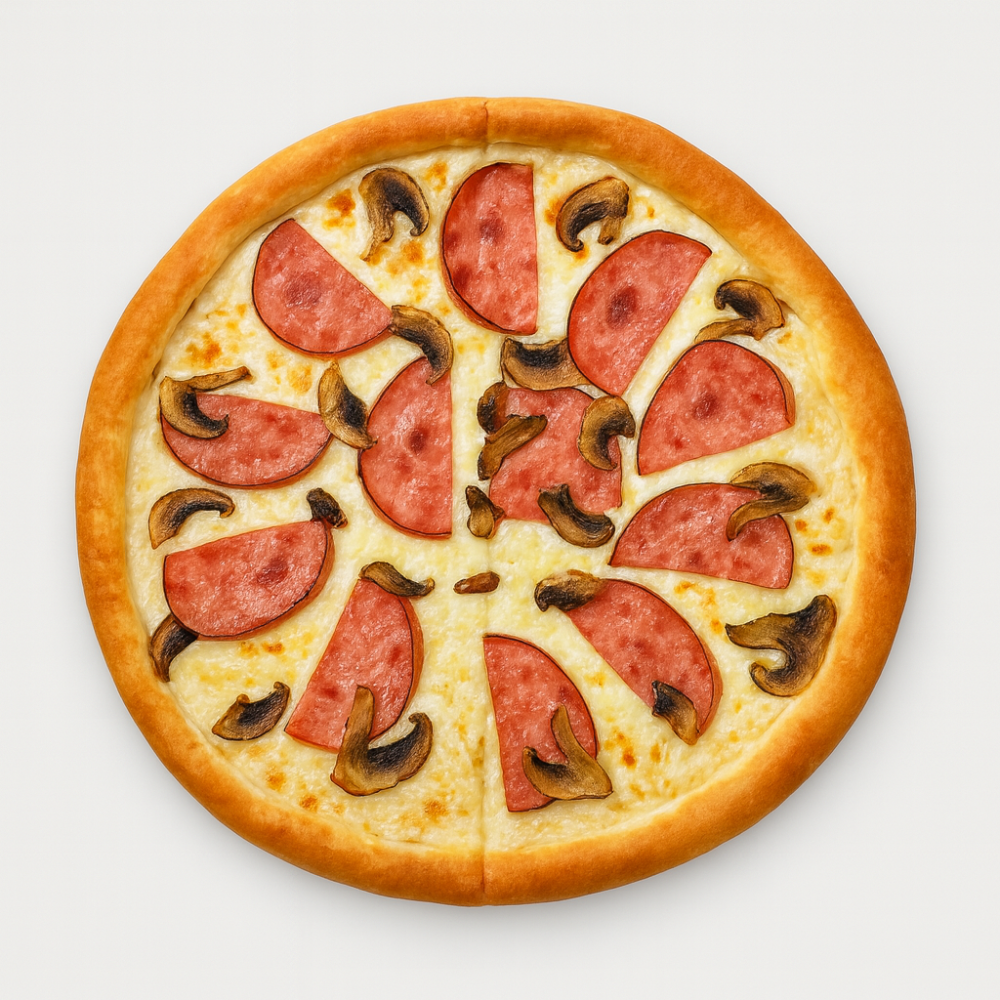 Пицца Ветчина с грибами