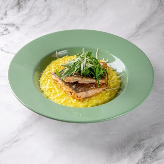 ризотто с филе горбуши