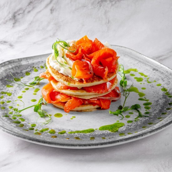 Креп с семгой