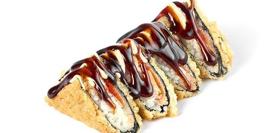 Ролл сэндвич с лососем