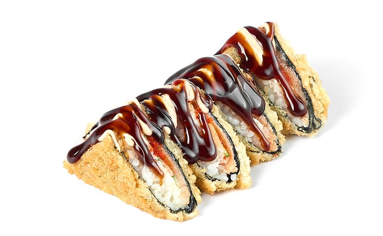 Ролл сэндвич с лососем