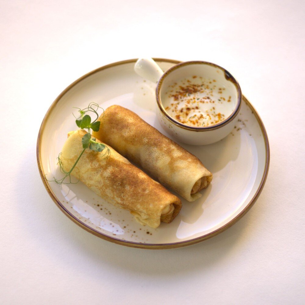 Блинчики с говяжьим фаршем