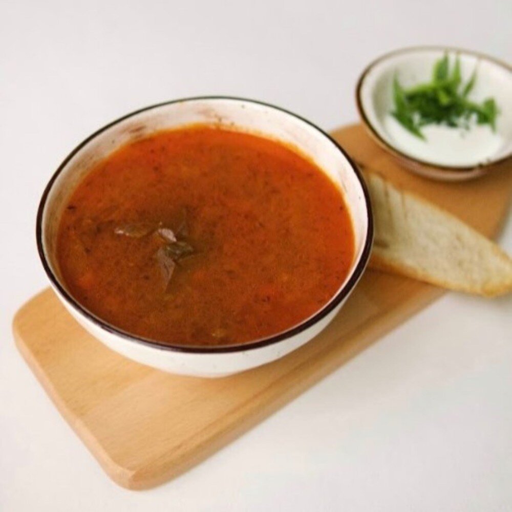 Деревенский суп с томлеными щечками