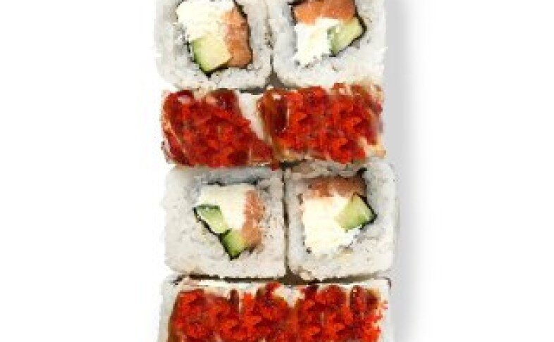 Ролл спайси с лососем