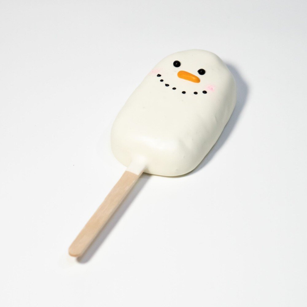 Кейк- попс "Снеговик" шоколадный эскимо