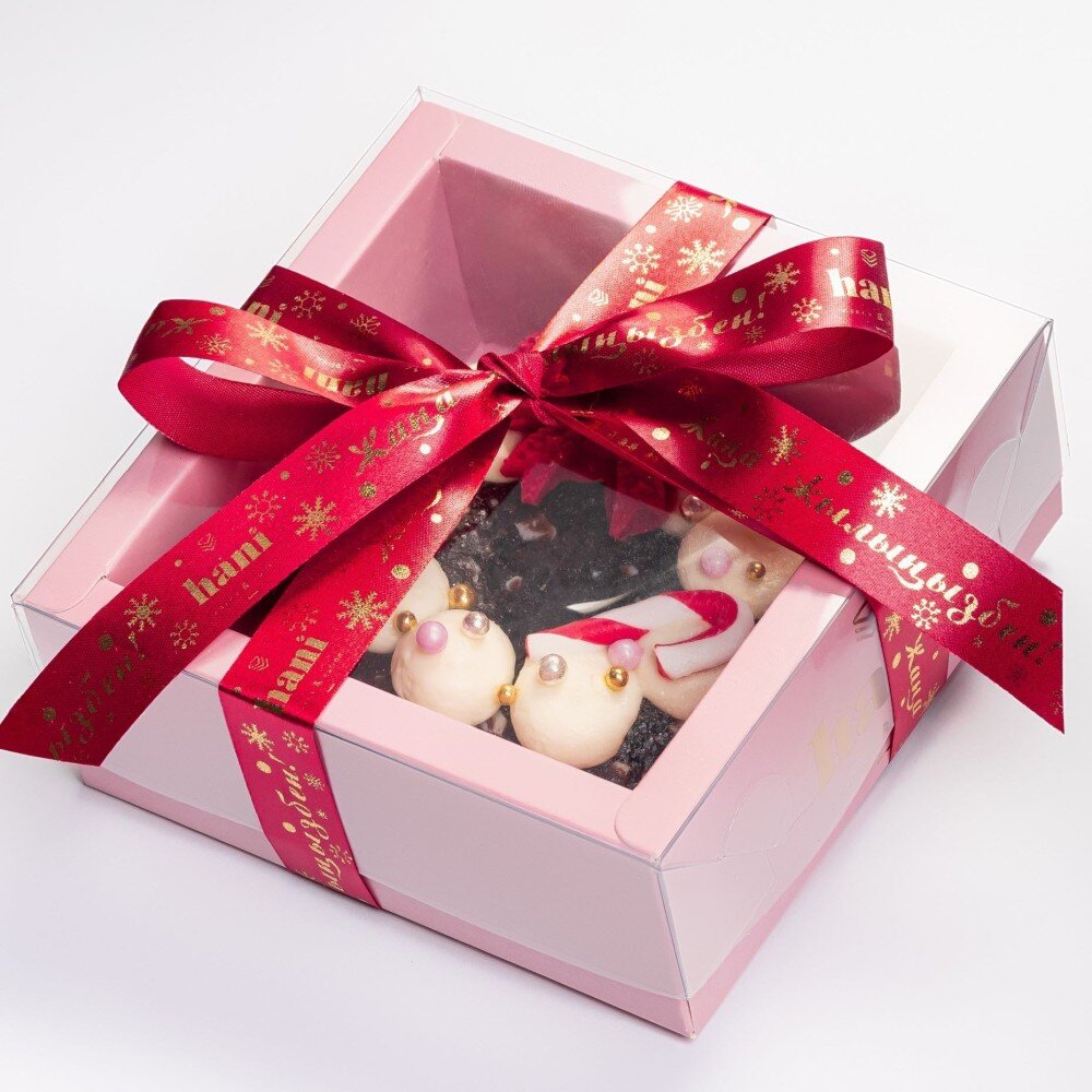 Печенье Венок новогодний "Кукис шоколадный с чизкейком"