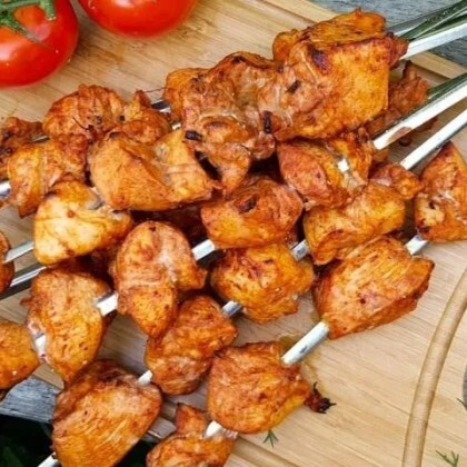 Шашлык из куриного филе