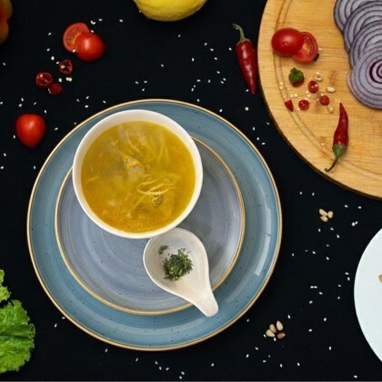 Бульон с перепелкой