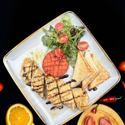 Омлет с зеленью