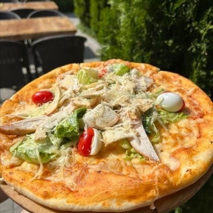 Пицца с курицей