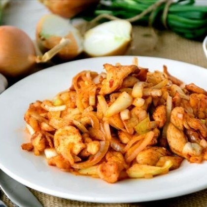 Казан кебаб с курицей