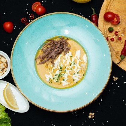 Крем суп из чечевицы