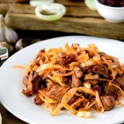 Казан кебаб с телятиной